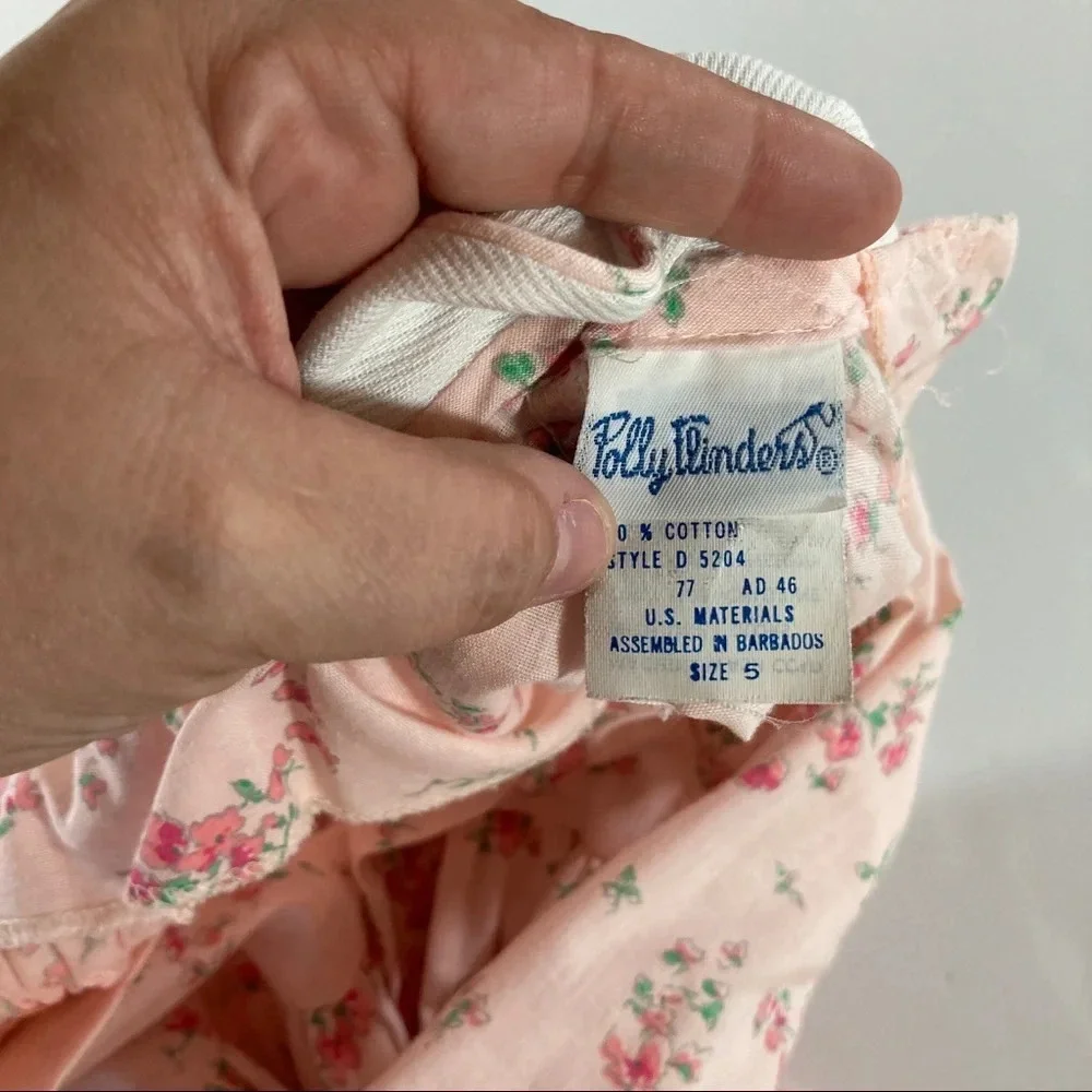 Vintage Polly Flinders Floral Dress Size 5